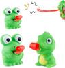 Squeeze Toy Frog with Tongue Cutout, Funny, Party Favor, Novelty Relief Stress Squeeze Toy, Funny Gags Gifts for Children Adults