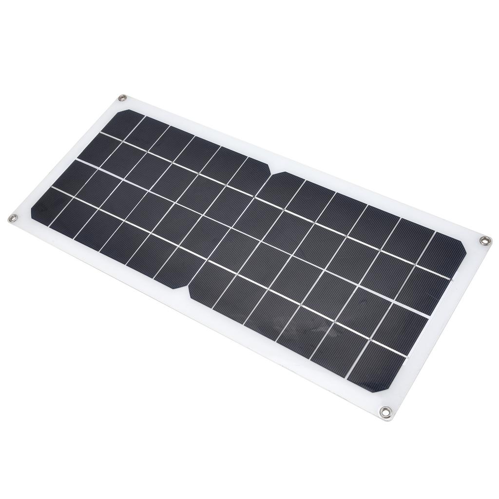10W Solar Panel Charger Kit with 60A Controller Dual USB Female Ports for RVs Boats Planes