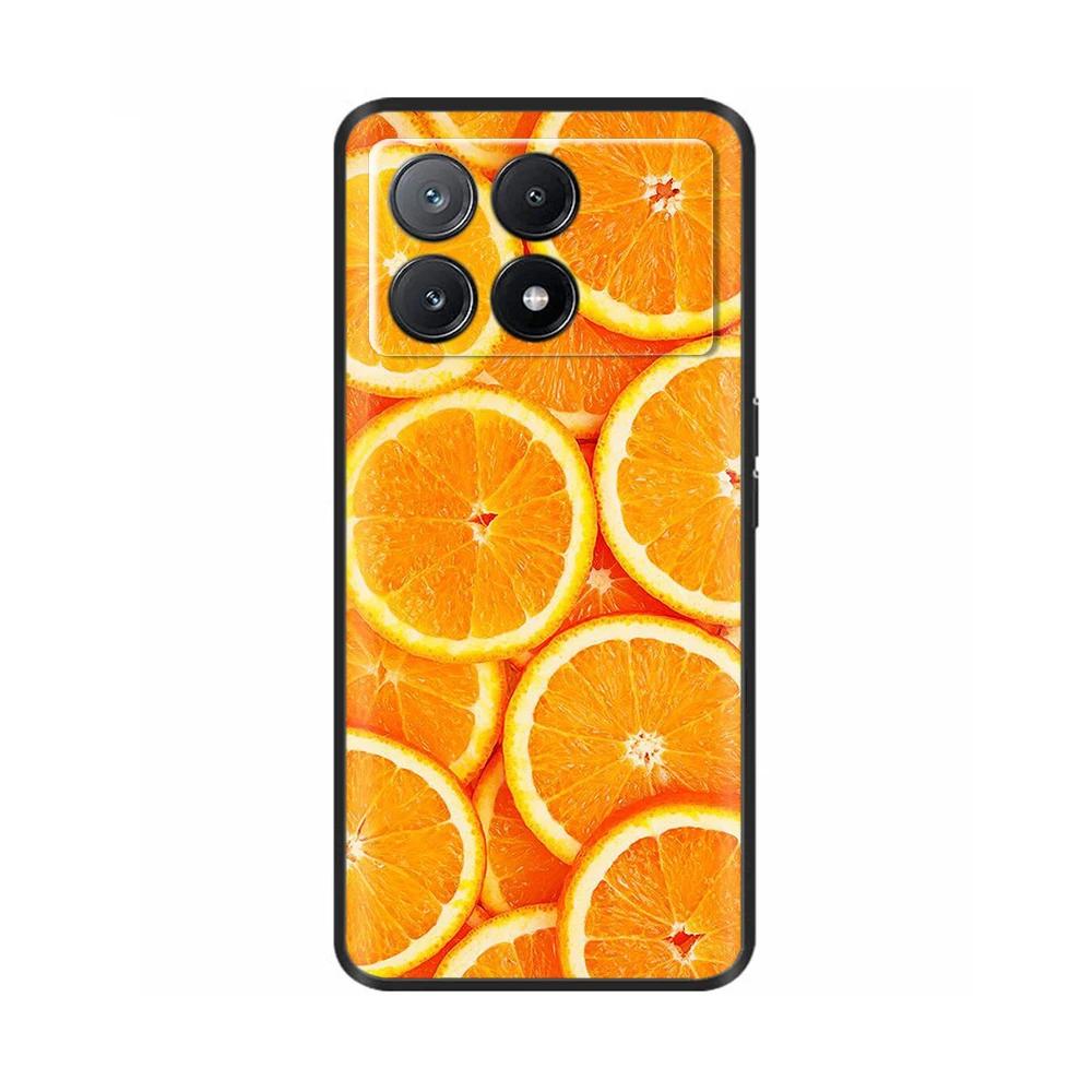 Чехол для телефона Poco X6 Pro Задняя крышка для Poco X6 Neo Pocox6 Pro 5G Мягкий черный силиконовый бампер Ударопрочный защитный корпус Чехлы
