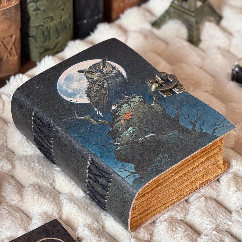 Кожаный журнал-гримуар «Древо жизни»: Большая Книга Заклинаний, Небесные Дары