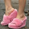Women's Fur Slippers Women's Slippers Plush Slippers Plus Size Slippers