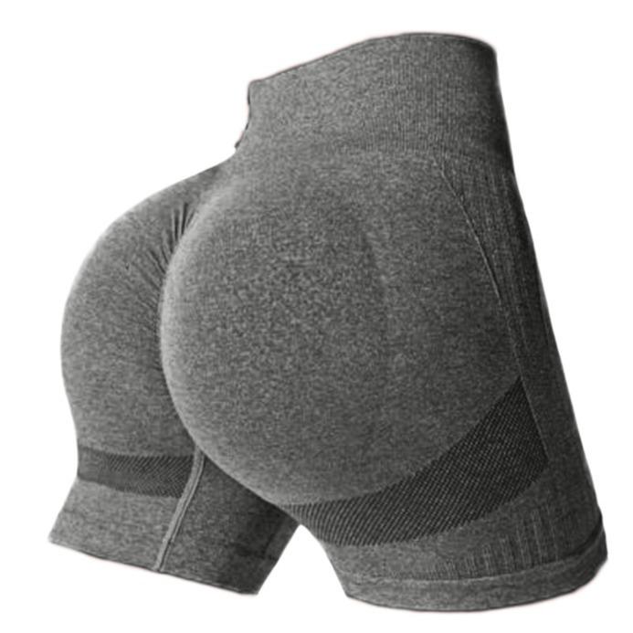 Шорты для йоги с высокой талией и контролем живота - Эластичные, быстросохнущие, бесшовные фитнес-брюки для европейских и американских спортивных тренировок