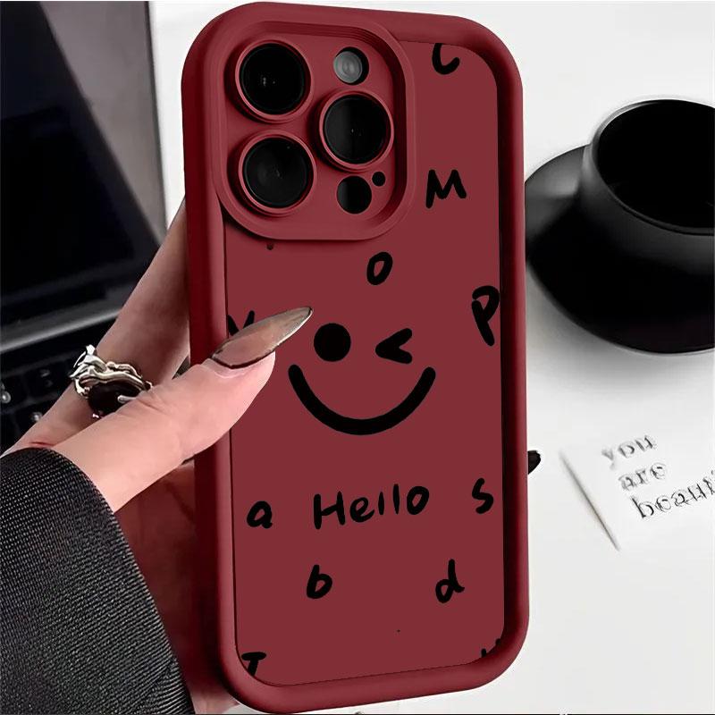 Smiley Face Phone Case For Infinix Note 40 Pro Plus 40X 30 Pro /Note 12 G96 Case Shockproof Soft Silicone Protect Cover Bumper