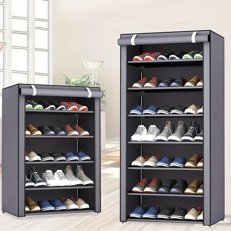 Dust-proof Shoe Cabinet Economical Multi-layer Steel Tube Assembly Dust-proof Shoe Cabinet | for Student Dormitories and Home Storage