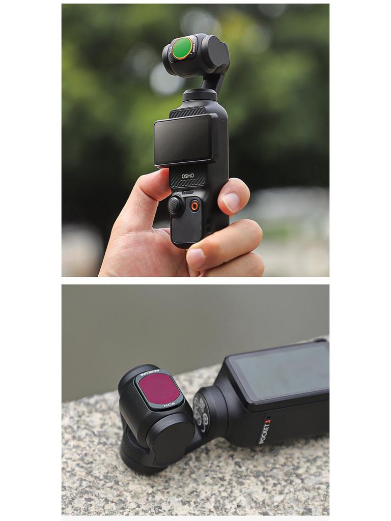 Sunnylife OSMO Pocket 3 CPL ND32/ND64 Adjustable Polarizer Filter