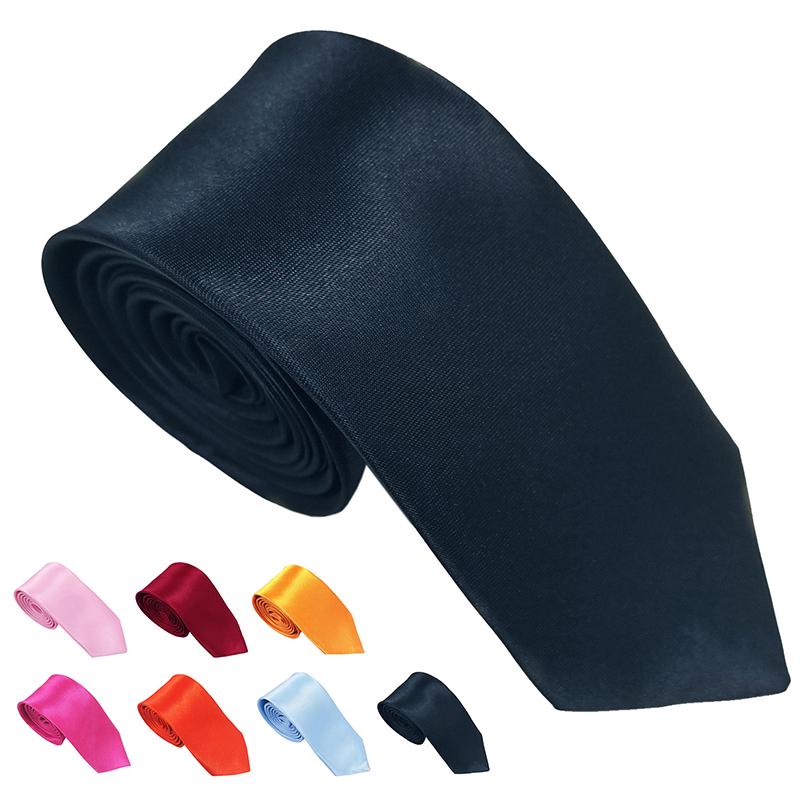 Trendy Unisex Slim Party 1PC Neck Tie Norrow Tie Wedding Suit Neck Tie Satin Silk 5cm Men Shirt Accessories