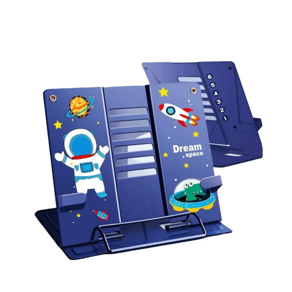 6 Adjustable Positions Desk Book Holder Heavy Duty Metal Document Holder Cooking Recipes