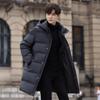 Пуховик мужской средней и длинной зимней моды новая молодежная зимняя одежда утолщенный
