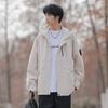 Весенняя одежда Мужская ветрозащитная куртка Модный тренд Универсальная куртка с капюшоном для мужчин
