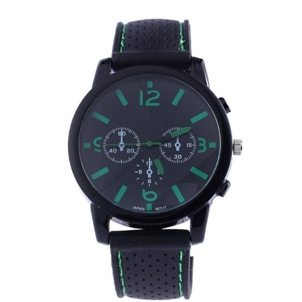 Men's Waterproof Luminous Running Alarm Clock Watch