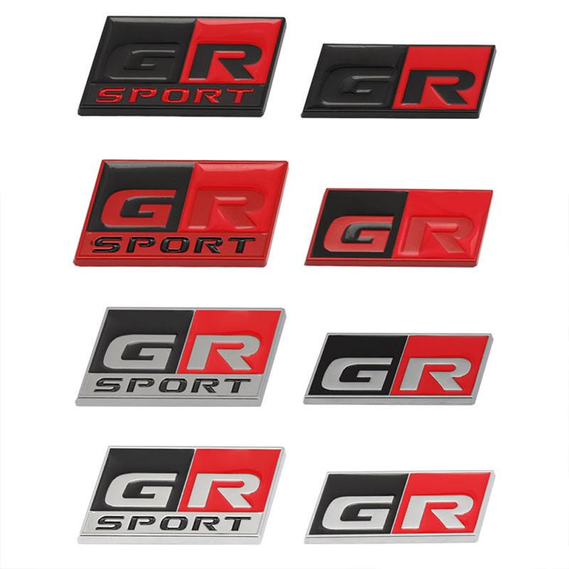 Yscr3 3D Металлическая наклейка на автомобиль Логотип GR Sport Эмблема Значок Наклейки для Toyota HV YARiS RZ RC RS C-HR Corolla Prius Harrier Camry Tacoma rav4