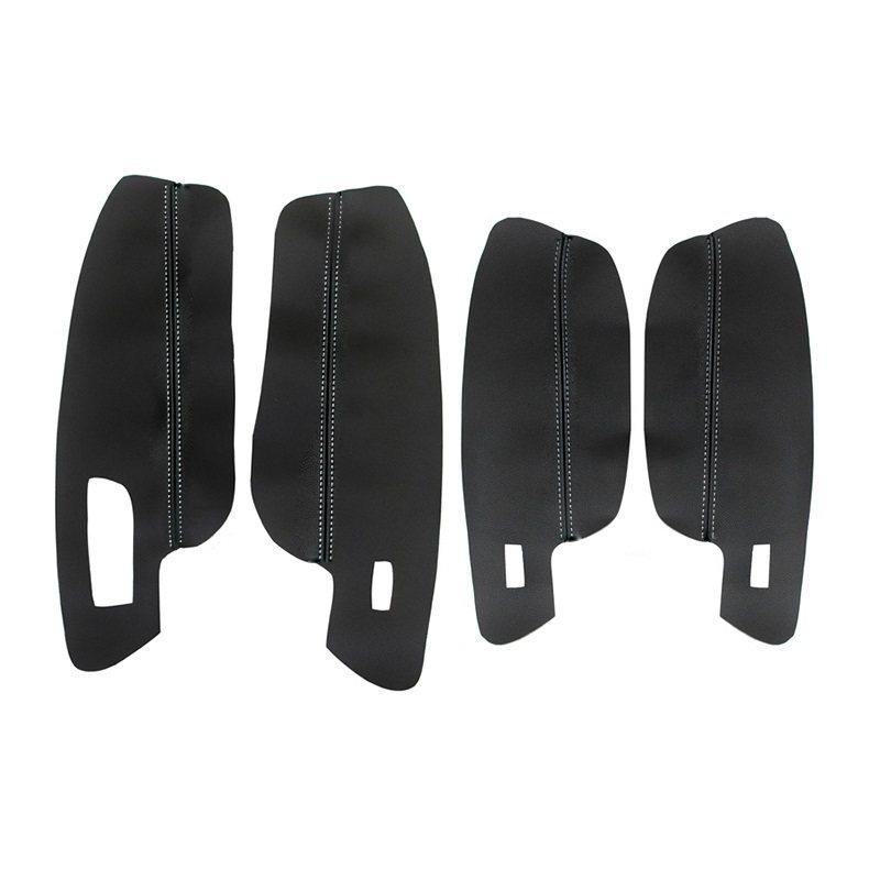 4 шт. для VW Golf 7 MK7 2014 2015 2016 2017 2018 салона автомобиля дверная ручка подлокотник панель кожаный чехол из микрофибры защитный