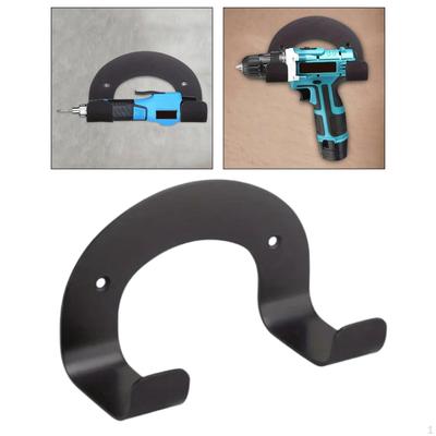 Крюк-держатель для электроинструмента, Металлический держатель, Многоцелевая организация, Настенное крепление, Хранение электрической дрели