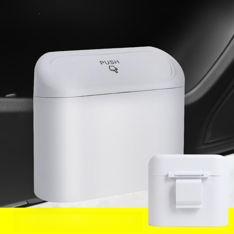 1PC car trash can home car dual-purpose car side door hanging storage box mini creative car trash can