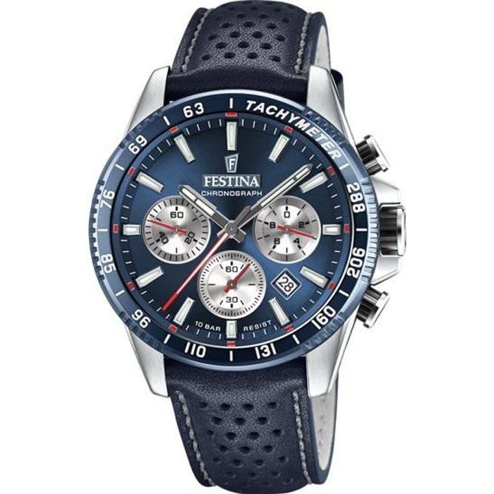 Montre - Festina - F20561/2 - Cadran Bleu - 45mm - Étanchéité 10ATM