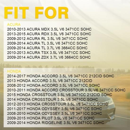 Valve Cover Gaskets Seals For 2010-13 ACURA MDX/RDX/RL/TL 3.5L V6 3471CC SOHC A