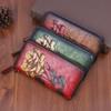 Johnature Длинный кошелек в стиле ретро, ​​кошелек для телефона, кошелек с принтом ручной работы, держатель для карт, женские кошельки и кошельки для отдыха