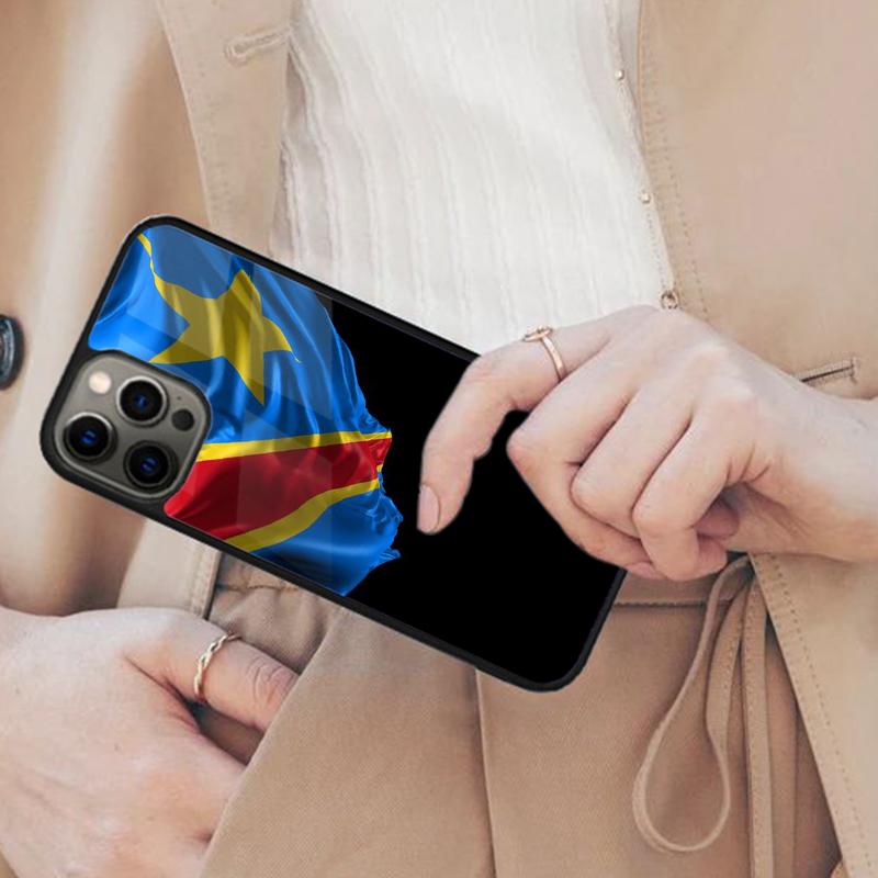 Congo Democratic Republic Flag Magnetic Phone Case For APPLE iPhone 17 Air 16 14 13 12 Pro Max 15 Plus Wireless MagSafe Cover
