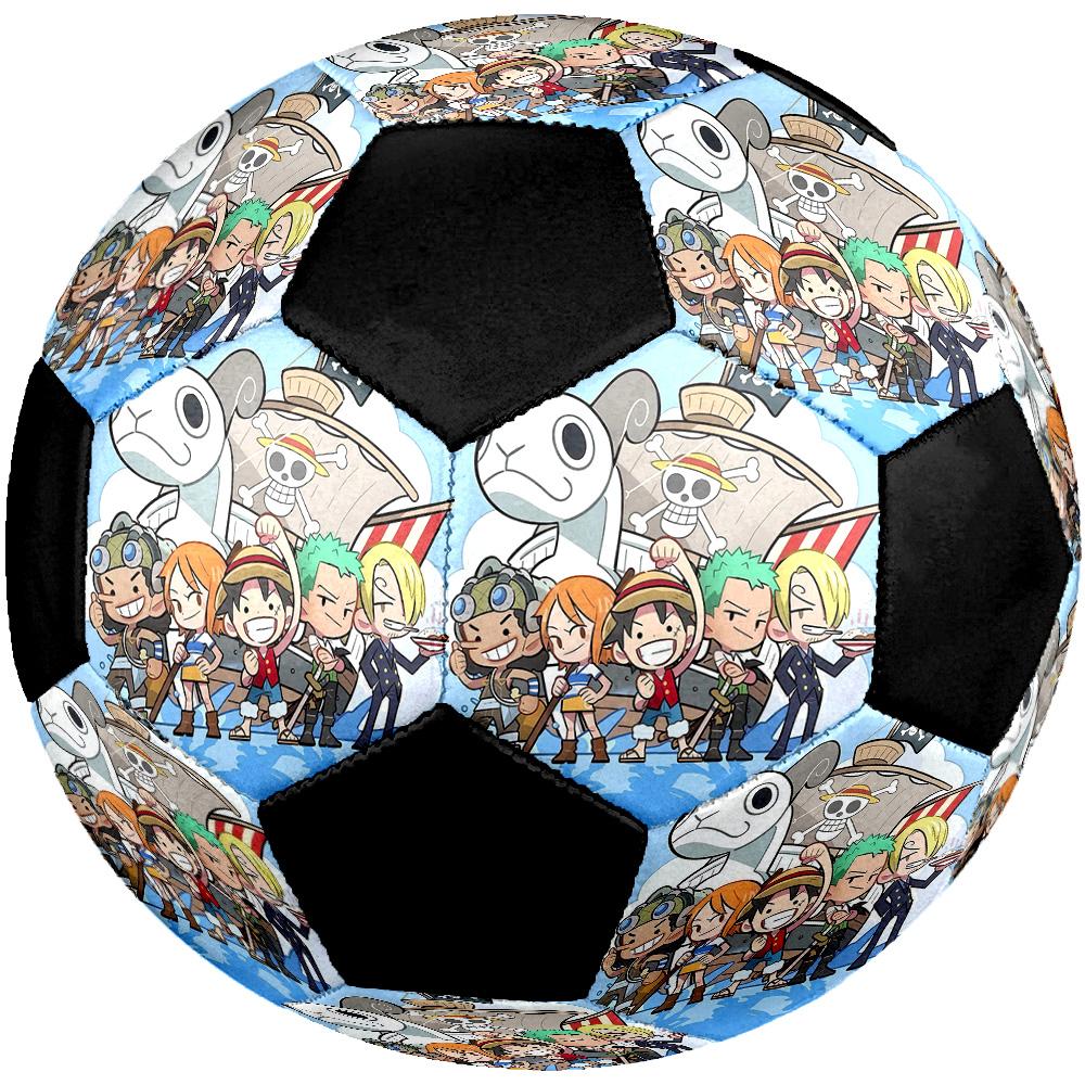 One Piece2 Soccer Ball Colorful All Ages Machine Stitched PVC Competition Ready Durable High-Bounce.SIZE5