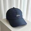 Quick-drying cloth baseball cap children's summer outdoor letter embroidery sun protection sunshade cap men's wide brim breathable