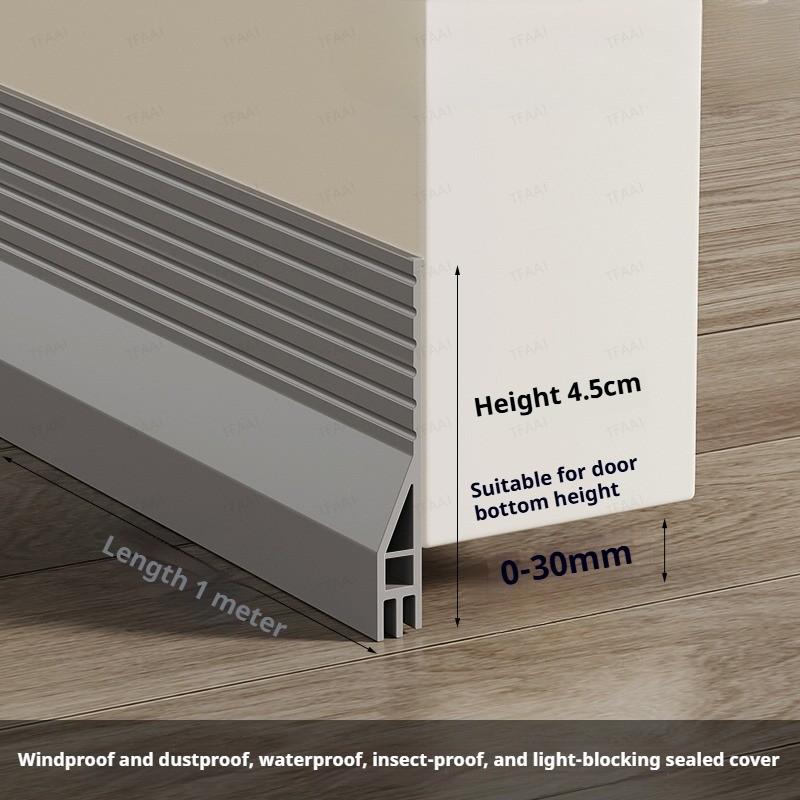 Xiaomi 1Pc 1M Self-adhesive Soft TPE Door Bottom Seal Strip 28/45mm Height Windproof Anti-Cold Dust-proof Window Gap Weather Strip
