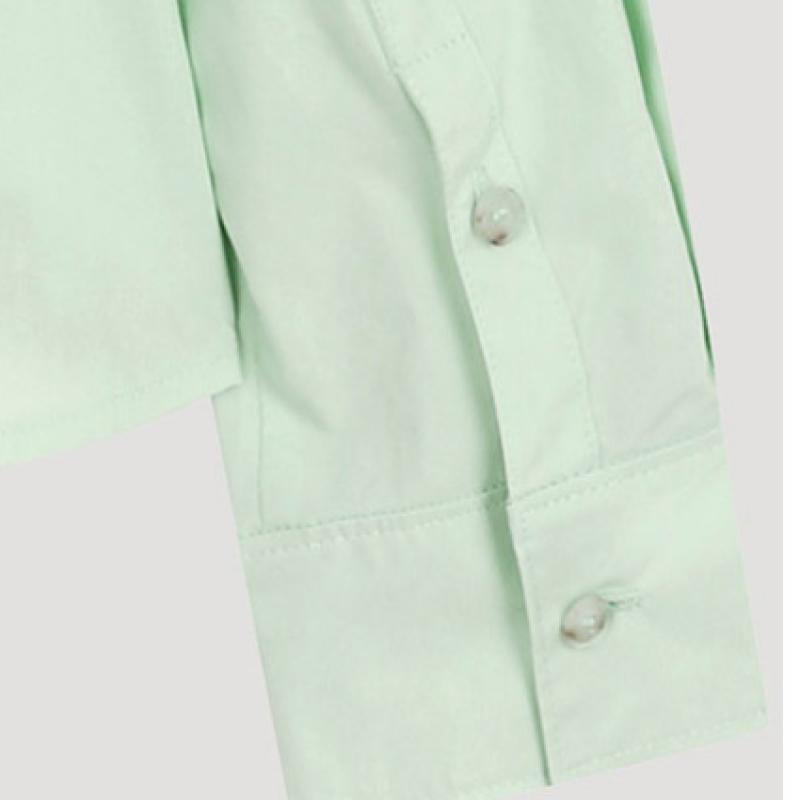 [shismiss] Open Collar Crop Shirt Swwsto11070 Ln