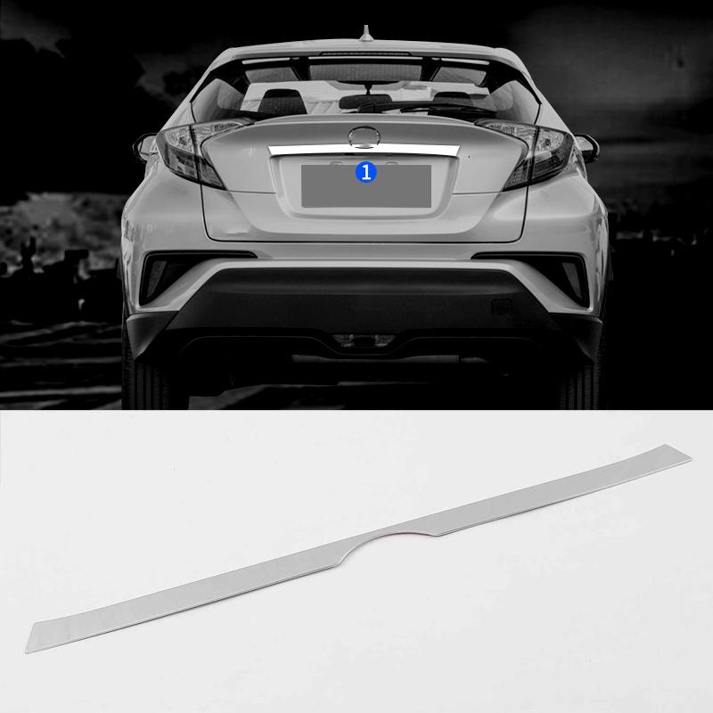 Для Toyota CHR IZOA 2018-накладка задней двери, накладка двери багажника, накладка заднего номерного знака, задняя коробка