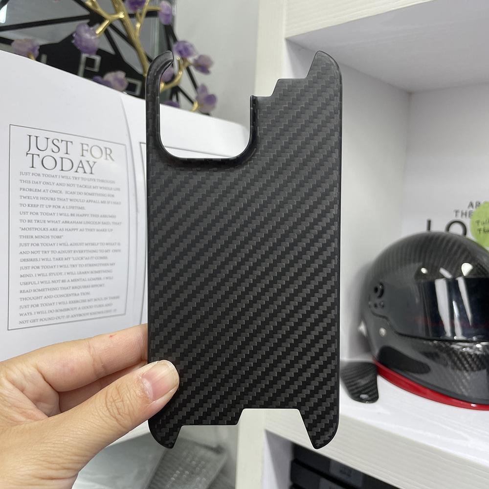 Real carbon fiber for iPhone 15 14 Pro max texture carbon fiber protective case For Apple 13 mini 12 15 plus protective case