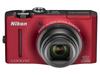 Nikon Digital Camera COOLPIX S8100 Flash Red S8100RD Million Pixels 10x Optical Zoom 30mm Wide Angle LCD CMOS 12.1 3.0-inch Back-illuminated