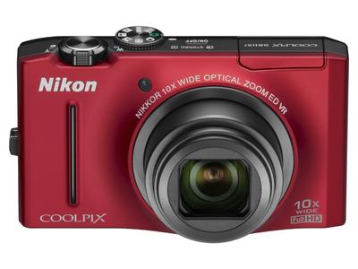 Nikon Цифровая фотокамера COOLPIX S8100 Flash Red S8100RD миллионов пикселей 10-кратный оптический зум 30 мм широкоугольный ЖК-дисплей CMOS 12.1 3,0-дюймовый с задней подсветкой