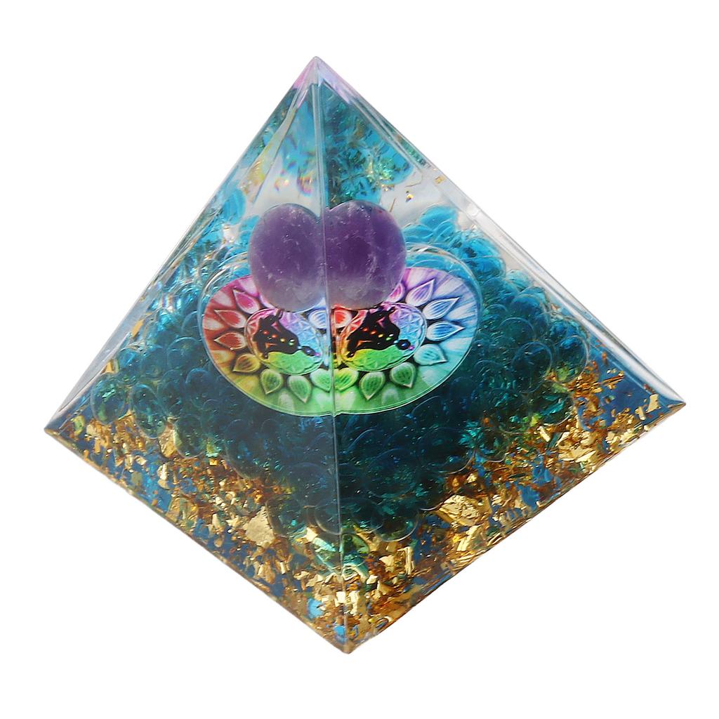 Положительная энергия Кристалл Пирамида Кристалл Эпоксидная Исцеление Кристалл Пирамиды для Медитации Удачи