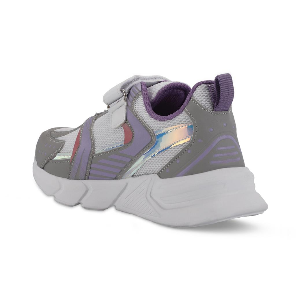 KENDALL-Grey / Fuchsia Kids Sneakers