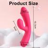 Начинающий Клиторальная Стимуляция Сосков Дилдо Вибратор Женский 10 Режимов Вибрации Вагинальный Оргазм Секс-Игрушки для Женщин Пары Удовольствие
