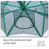 Foldable Fishing Bait Trap 6/8/10/12/16 Holes Heavy Duty Fine Mesh Portable Collapsible Shrimp Minnow Crawfish Catcher Trap Cast Trap Net Dip Cage