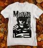 Винтажная белая футболка MISFITS Classic Skull Размеры от S до 5XL Унисекс