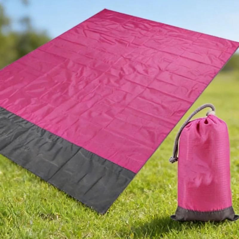 Ultra Light Picnic Proof Mat Portable Waterproof Sandproof Foldable Camping Beach Blanket for Outdoor Pocket Travel Essential