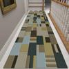 Geometric Living Room Area Rug Wood Stripe Corridor Hallway 3D Carpet Rug Home Decor Bedroom Kitchen Mat Balcony Floor Mat
