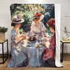 1pc Lady Victoria's Garden Tea Party blanket, al season lightweigh Poster blanket home office outdoor nap multifunc Poster blanketional blanket