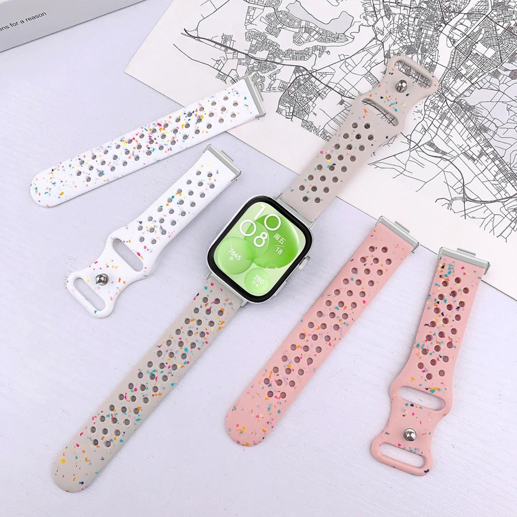 Спортивная силиконовая петля для Huawei Watch Fit 3 2 1 Band SmartWatch Bracelet Watchband Correa для Huawei Watch Fit3 Fit2 Fit1 Strap