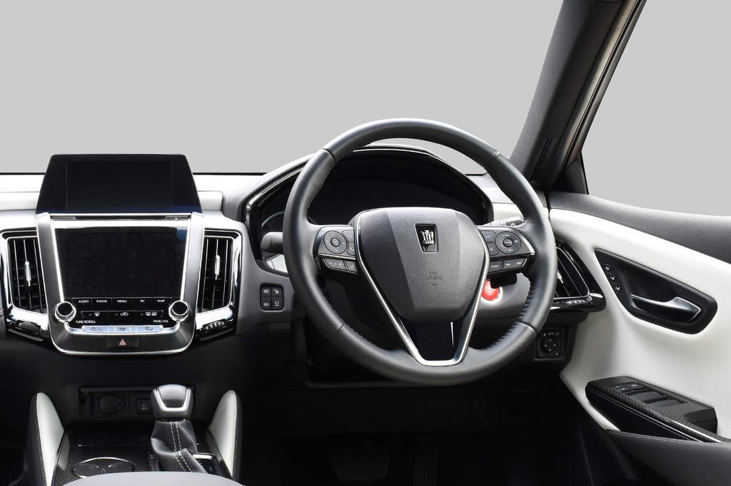 SecondStage Toyota Crown 220 Series Steering Panel Under Piano Black/T506BLK