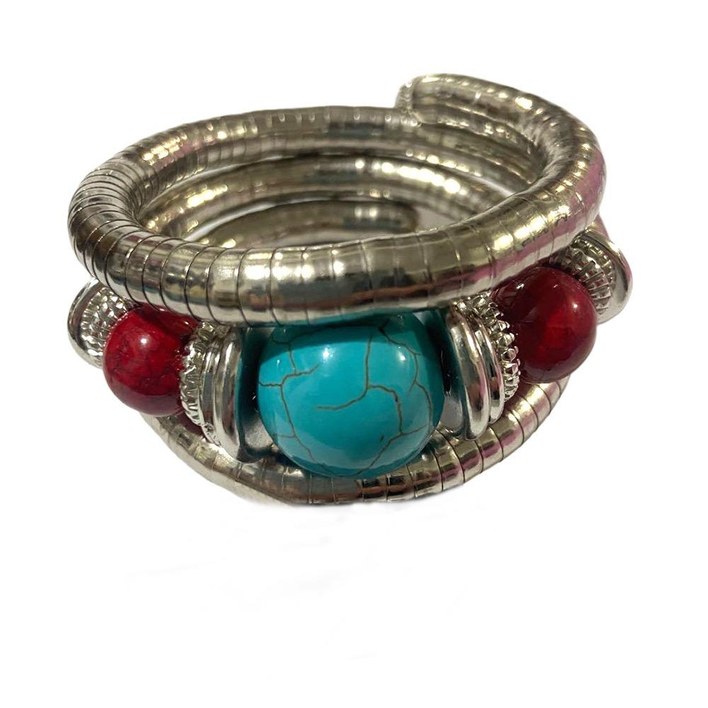 Браслет из сплава в виде змеи, трехслойный браслет, креативный подарок, многослойный браслет