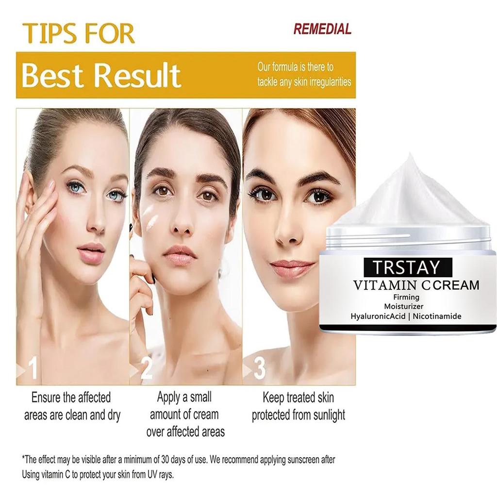 Питательный, увлажняющий и прозрачный крем с витаминами, нежный и не вызывающий раздражения, осветляет тон кожи, уменьшает мелкие морщины и улучшает состояние поврежденной кожи.