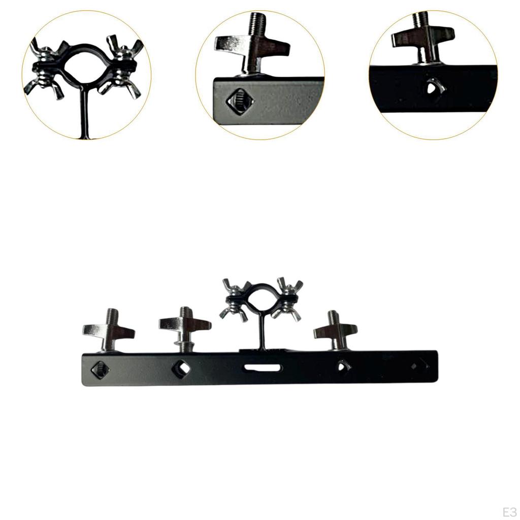 Держатель ковбелла для бас-барабана, кронштейн, крепление на стойку, регулировка, монтажная система, опорная стойка, удлиненная рама