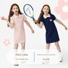 Hellokitty Girls' Dress 2025 New Style Elegant Girl Princess Dress Children's Summer Polo Dress
