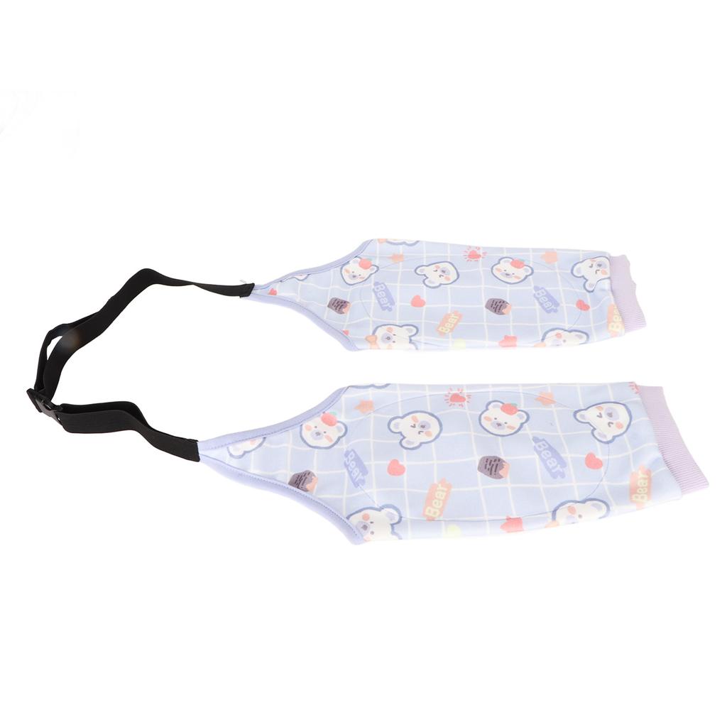 Dog Elbow Brace Thickened Soft Breathable Prevent Licking Wearable Dog Surgery Recovery Sleeve for Front Legs Purple