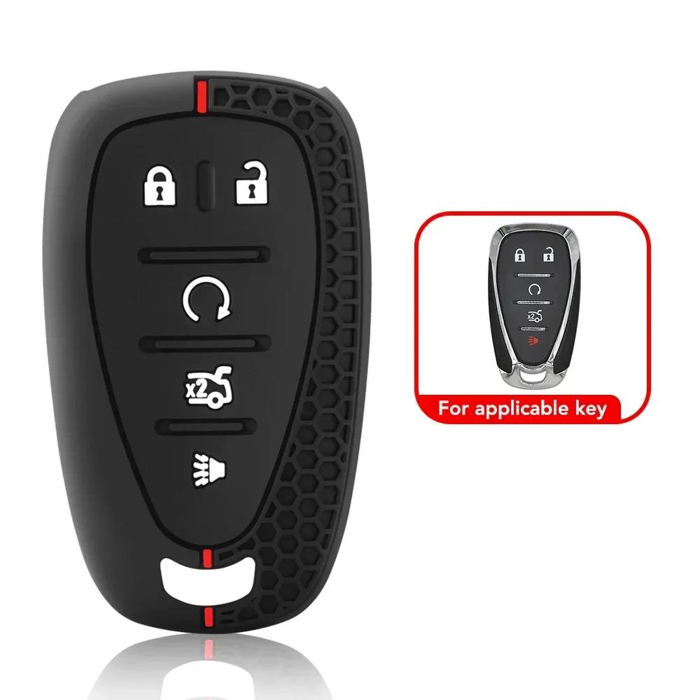 3 5 кнопок силиконовый чехол для автомобильного ключа чехол для Chevrolet Chevy Malibu Camaro Cruze Traverse Spark Equinox Sonic Volt Protect Shell