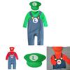 Super Mario Cartoon Cotton Onesie For Babies Cosplay Outfit For Boys And Girls