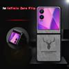 Для Infinix Zero Flip кожаный противоударный чехол для телефона для Infinix Zero Flip мультяшный олень голова кобура защитный чехол для INFINIX Zero Flip