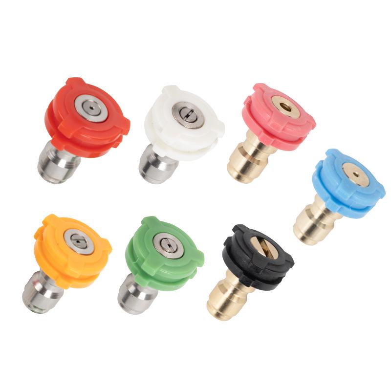 Насадка для мойки высокого давления с быстросъемным соединением 1/4, веерная, аксессуар для мойки автомобиля