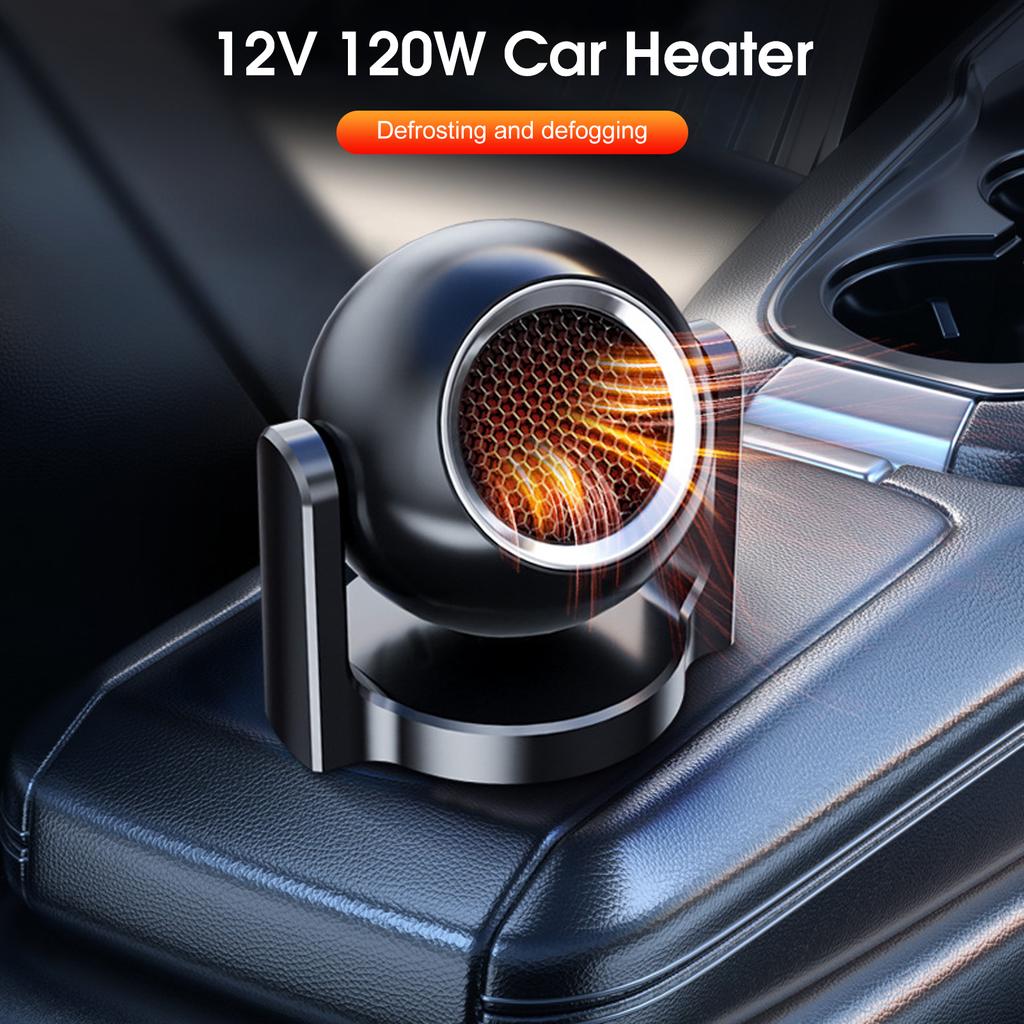 Car Heater 12V 120W Car Heater Defogging and Defrosting Heater for Car Portable Car Heater High Heating Rate Cigarette